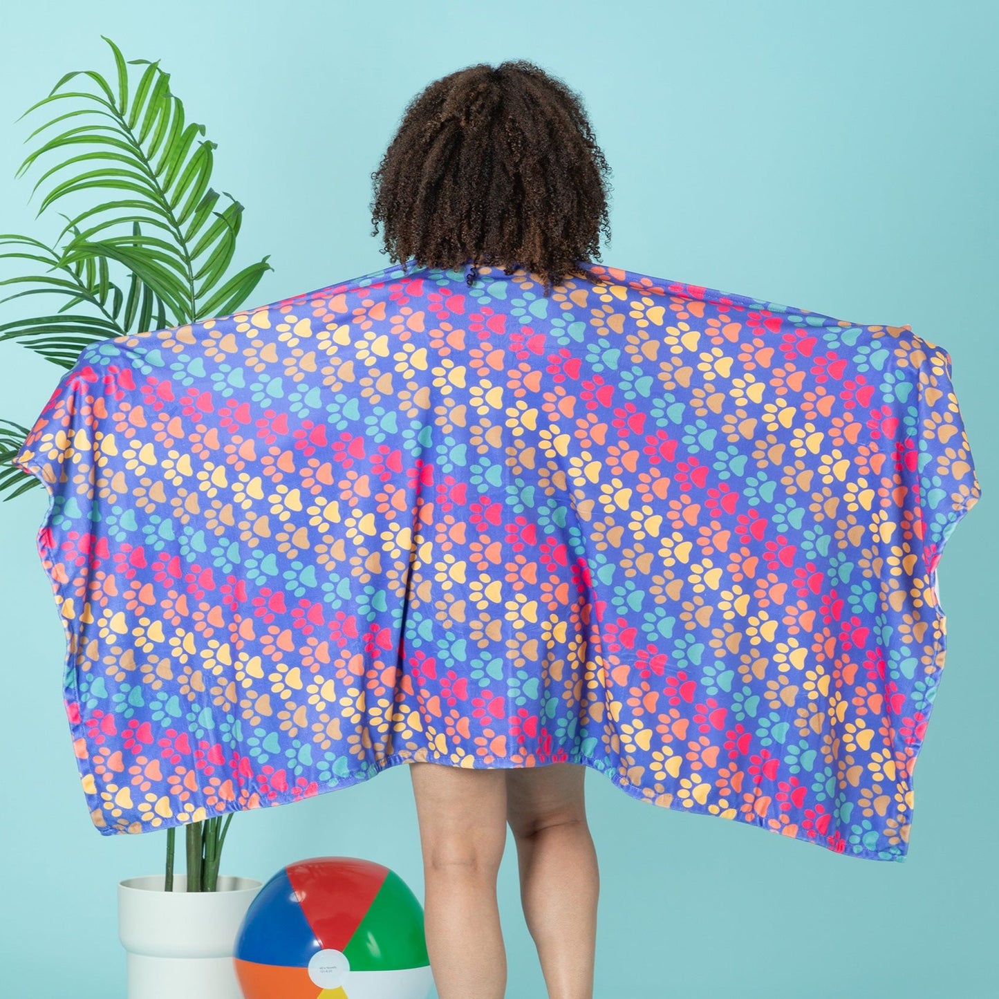 Paw Print Oversized Towel