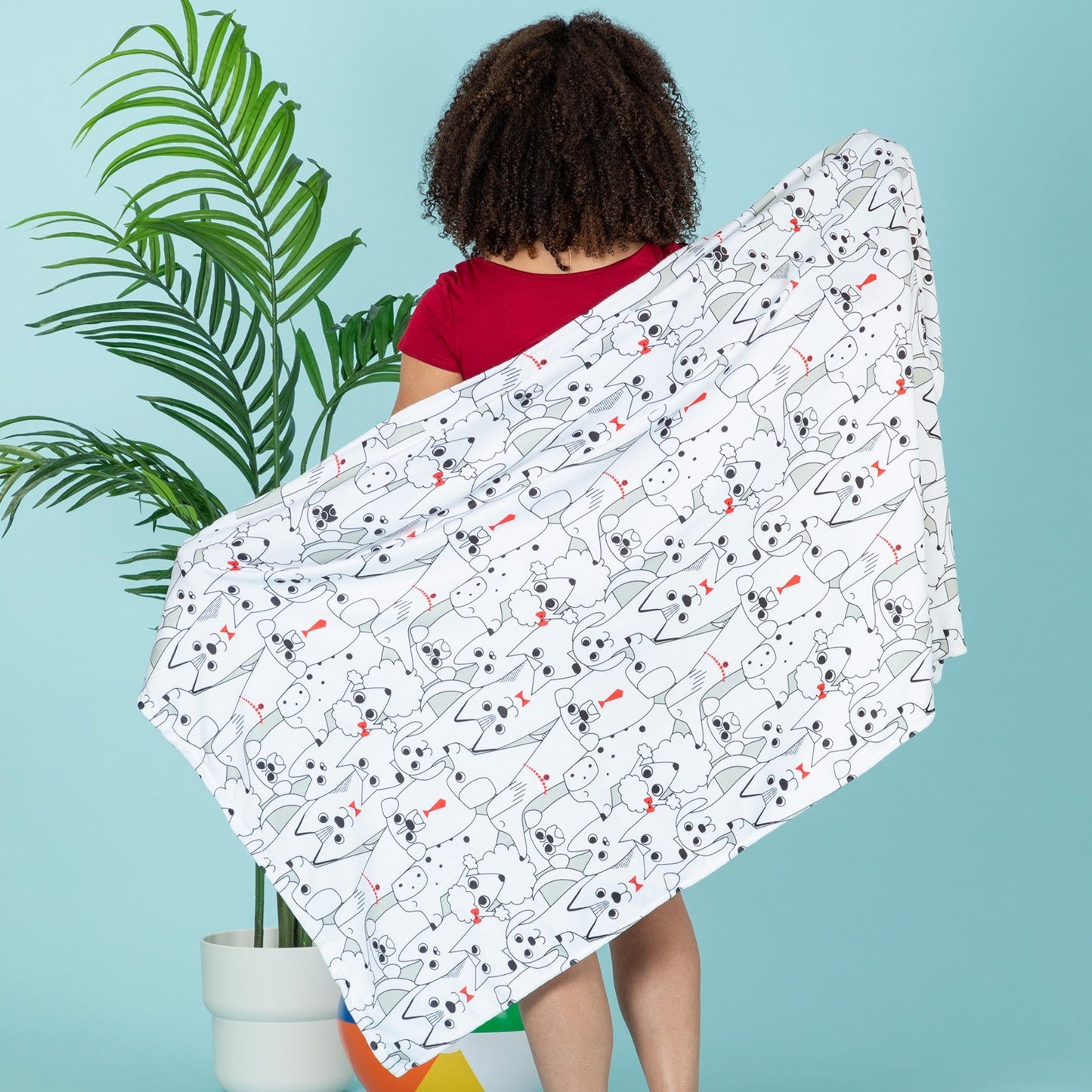 Paw Print Oversized Towel