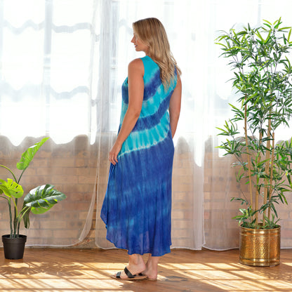 Just My Stripe Tie-Dye Long Dress | Fair Trade