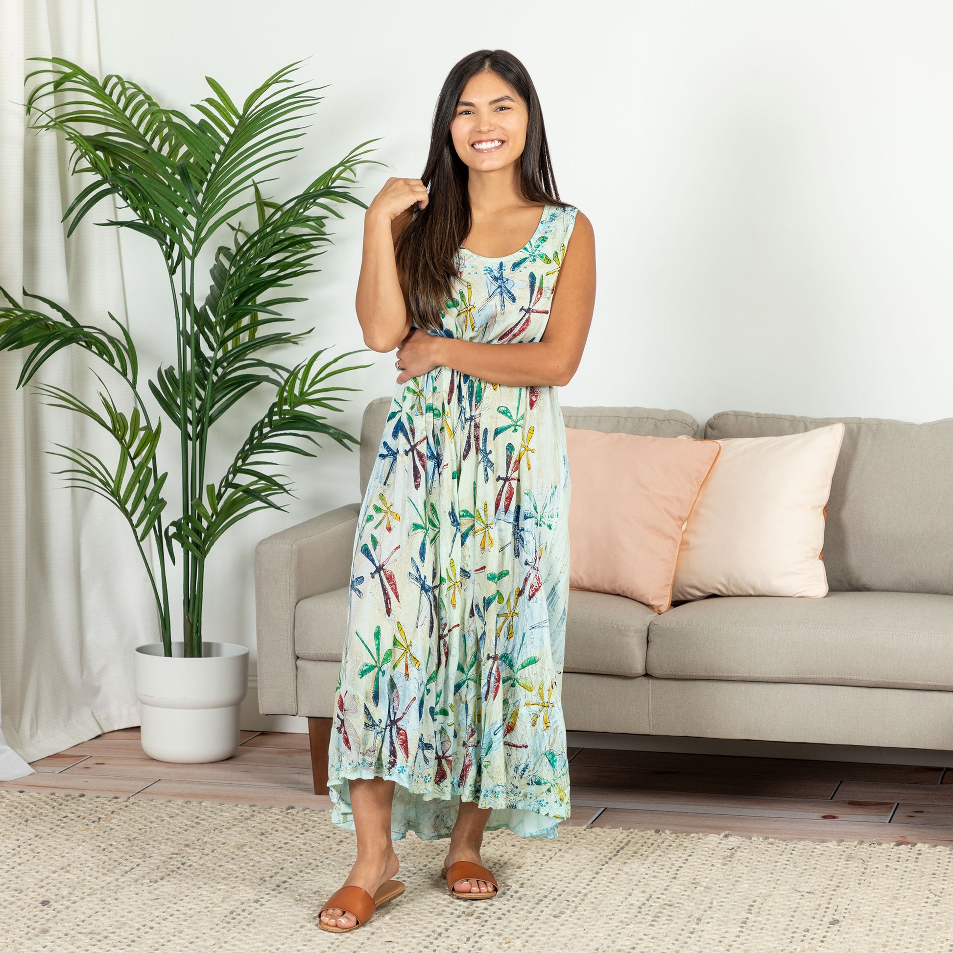 dragonfly maxi dress Whimsigoth Dragonfly Maxi Dress: Celestial Moon & Stars Print, Witchy Boho