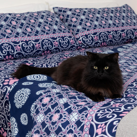Perfectly Patterned Paws Sheet Set