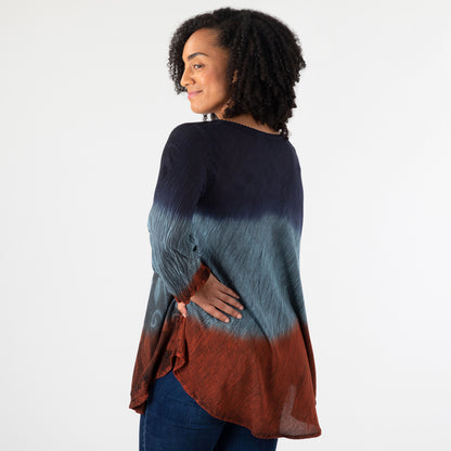 Light Up the Sky Long Sleeve Tunic | Fair Trade