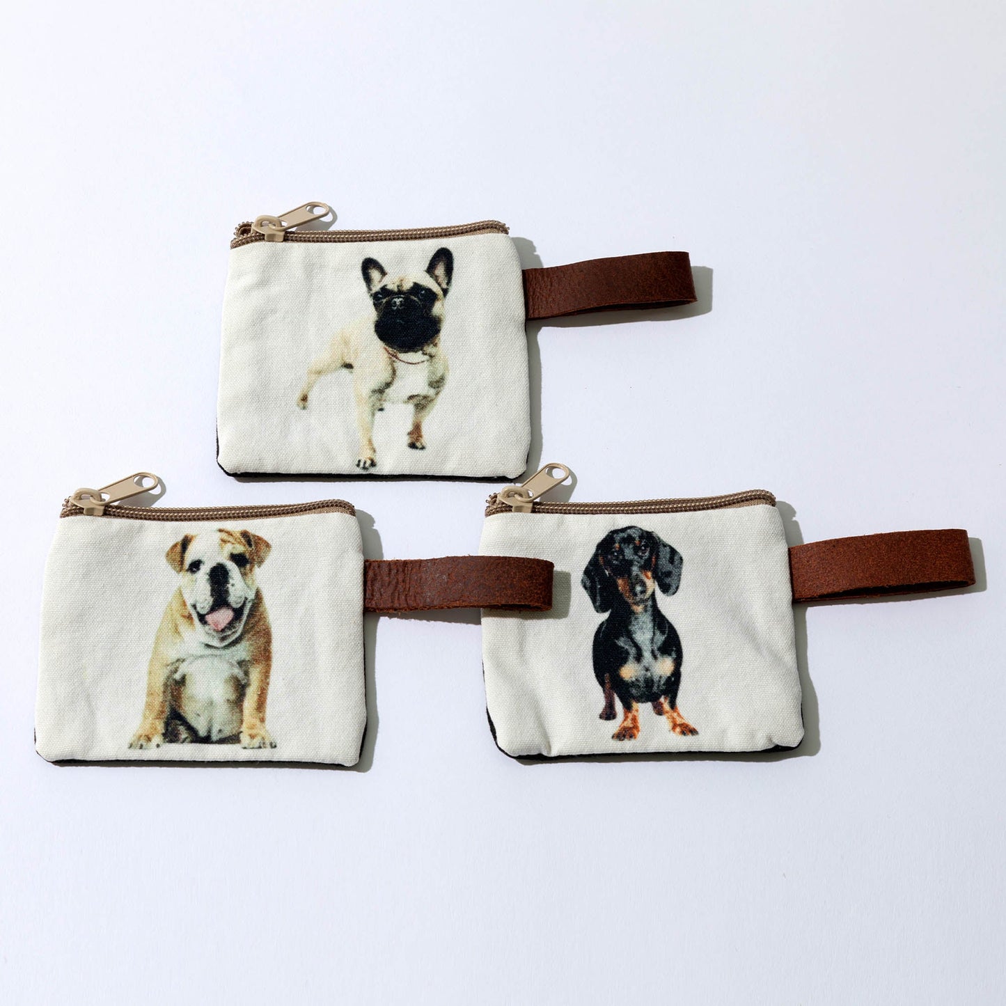 Canvas Dog Breed Coin Purse