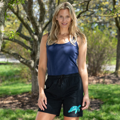 Sea Turtle Casual Cotton Shorts