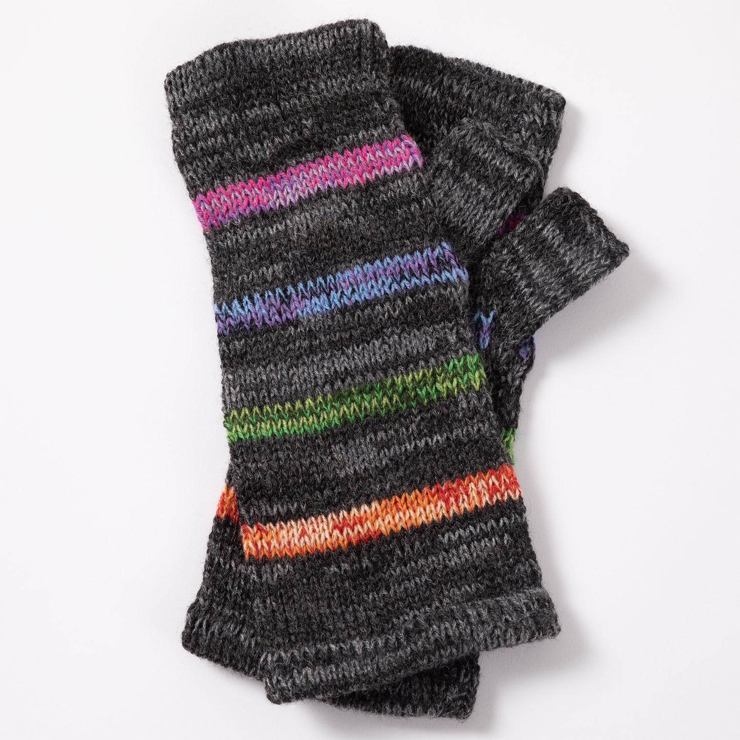 Alpaca Fingerless Mittens | Handmade, Fair Trade, 100% Alpaca Fiber