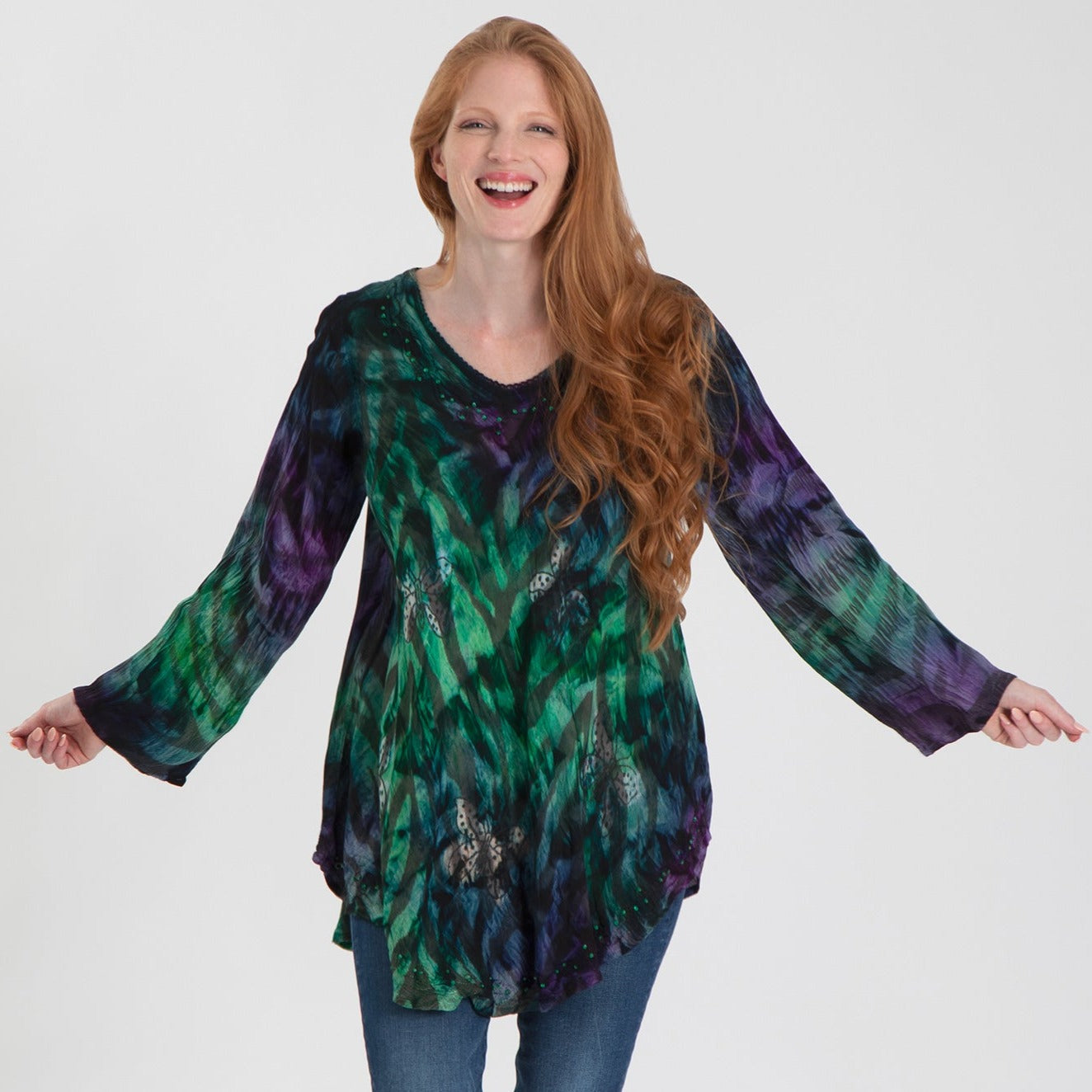 Peruvian Wings Long Sleeve Tunic