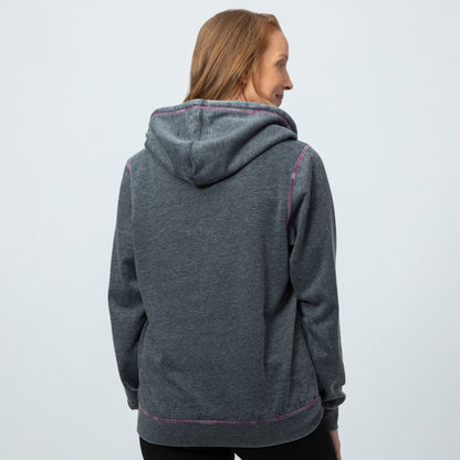 Rainbow Paws Zip Up Burnout Hoodie
