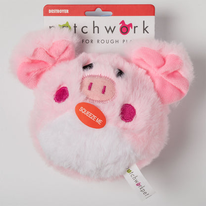 Patchwork Pet Pricklets Pig Dog Toy