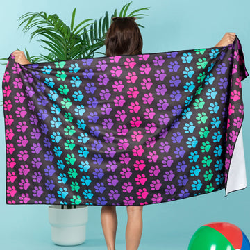 4 Designs Sand-Free Microfiber Beach Towel