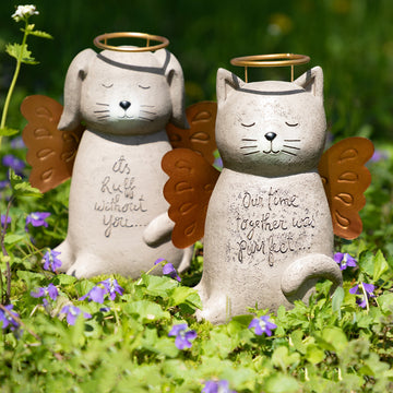2 Designs Angelic Pet Garden Memorial Statue