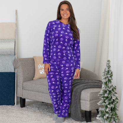 Super Cozy™ Paw Print Pajama Set