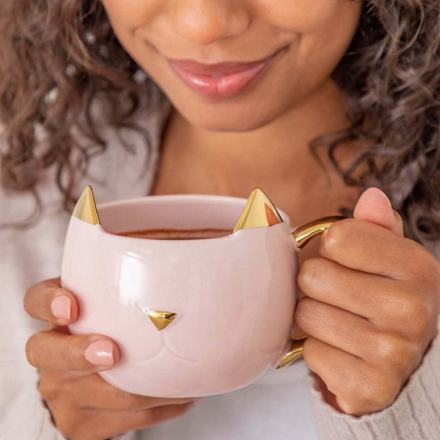 Pretty Kitty Cat Face Mug