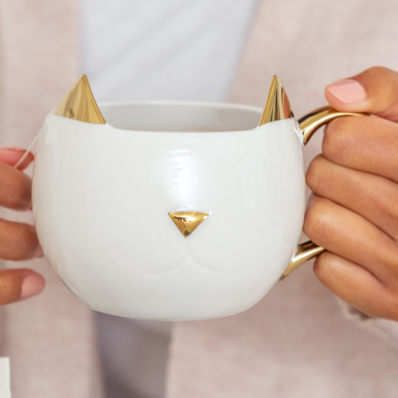 Pretty Kitty Cat Face Mug