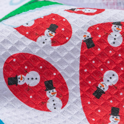 Winter Paws & Gnomes Kitchen Towel - Set of 2