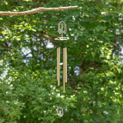 Animal Love Pewter Chimes