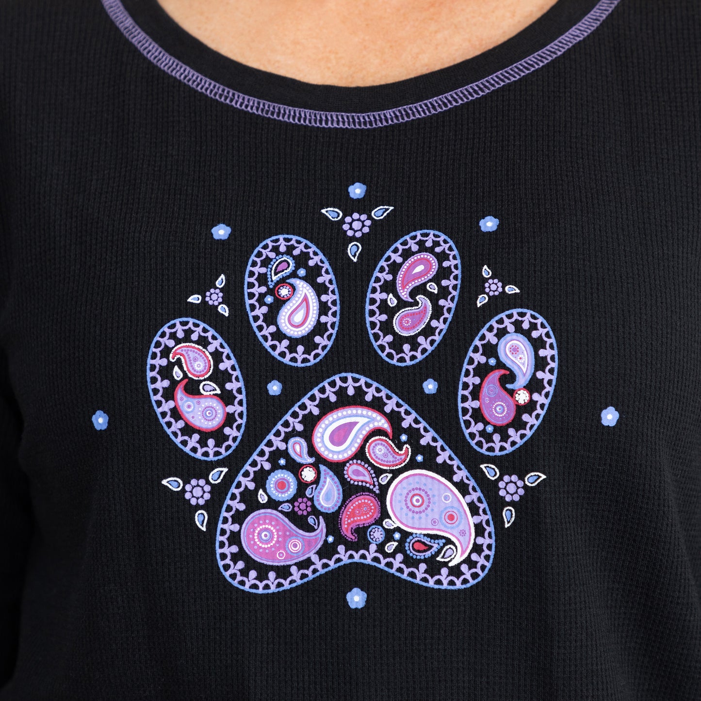 Paisley Paw Thermal Long Sleeve Top