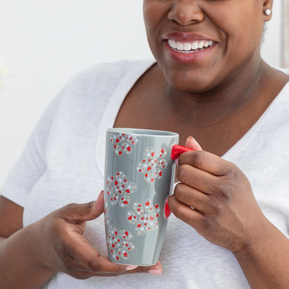 Paws & Prints Tall Ceramic Mug