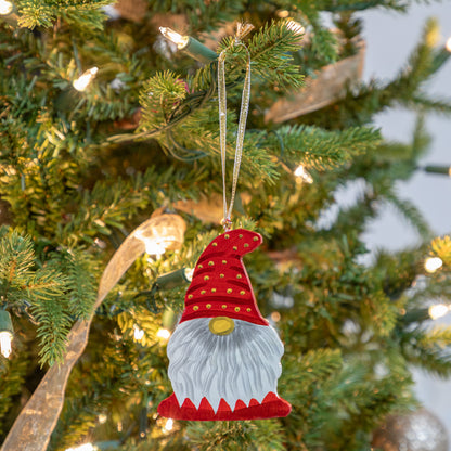 Hand Painted Gnome Ornament