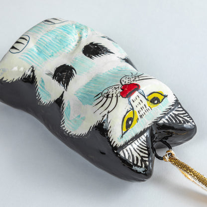 Hand Painted Cat Ornament