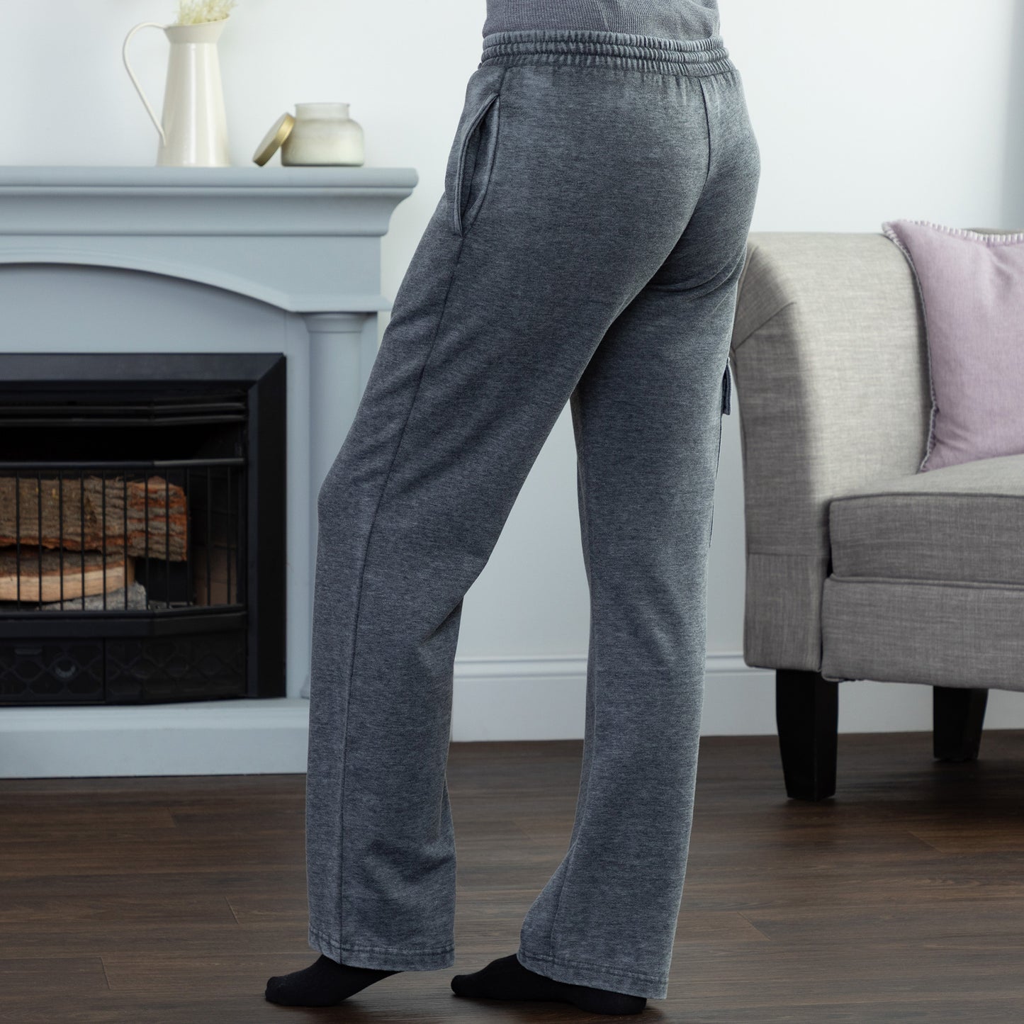 Paw Print Burnout Cargo Pocket Pants