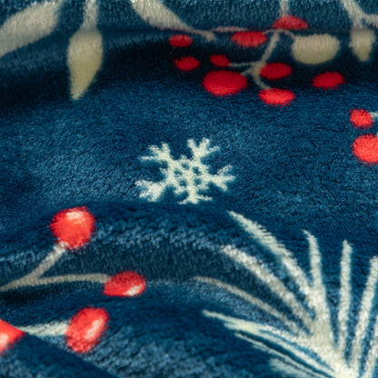 Super Cozy&trade; Fleece Paw Print Throw Blanket