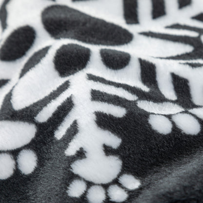 Super Cozy&trade; Fleece Paw Print Throw Blanket