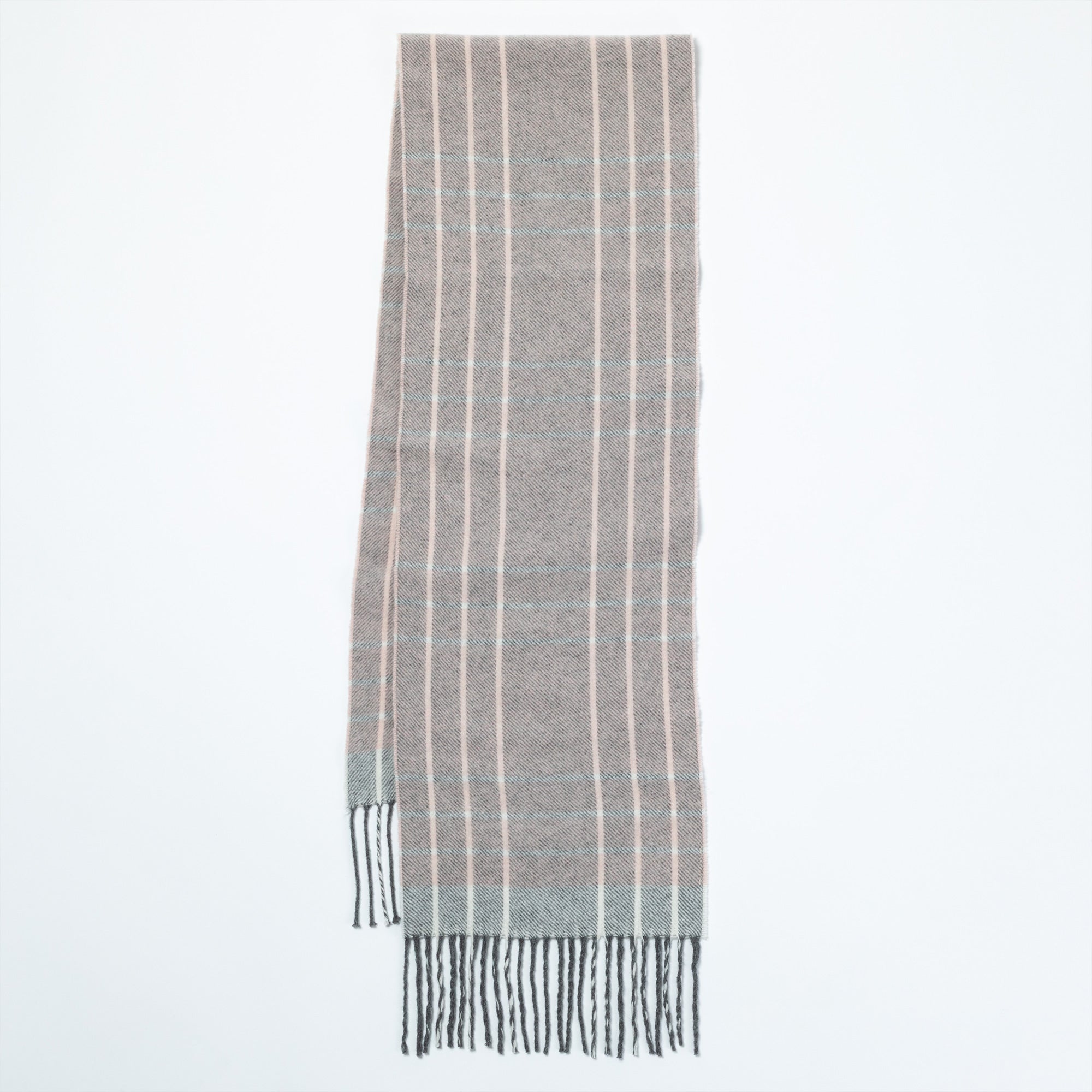 Ukrainian Merino Wool & Cashmere Plaid Scarf | GreaterGood