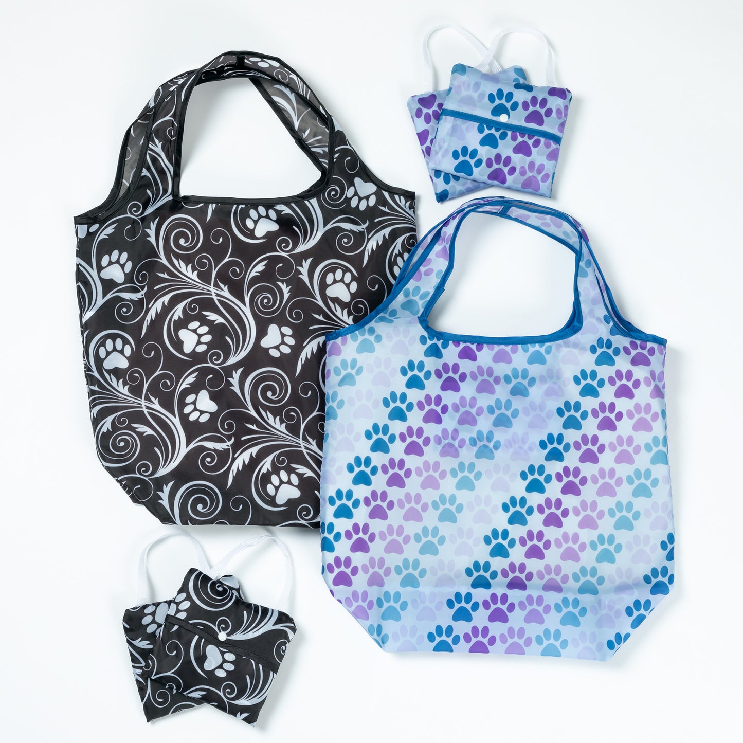 Paws & Pets Compact Shopping Bags - Set of 3
