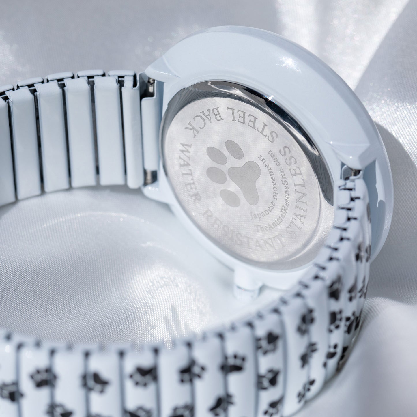 Paw Print Stretch Band Watch