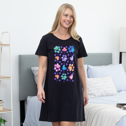 Paws & Hearts Splatter Nightgown