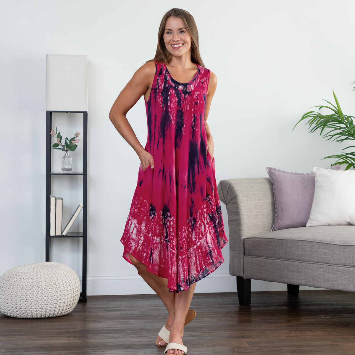 Sunset Sky Sleeveless Dress