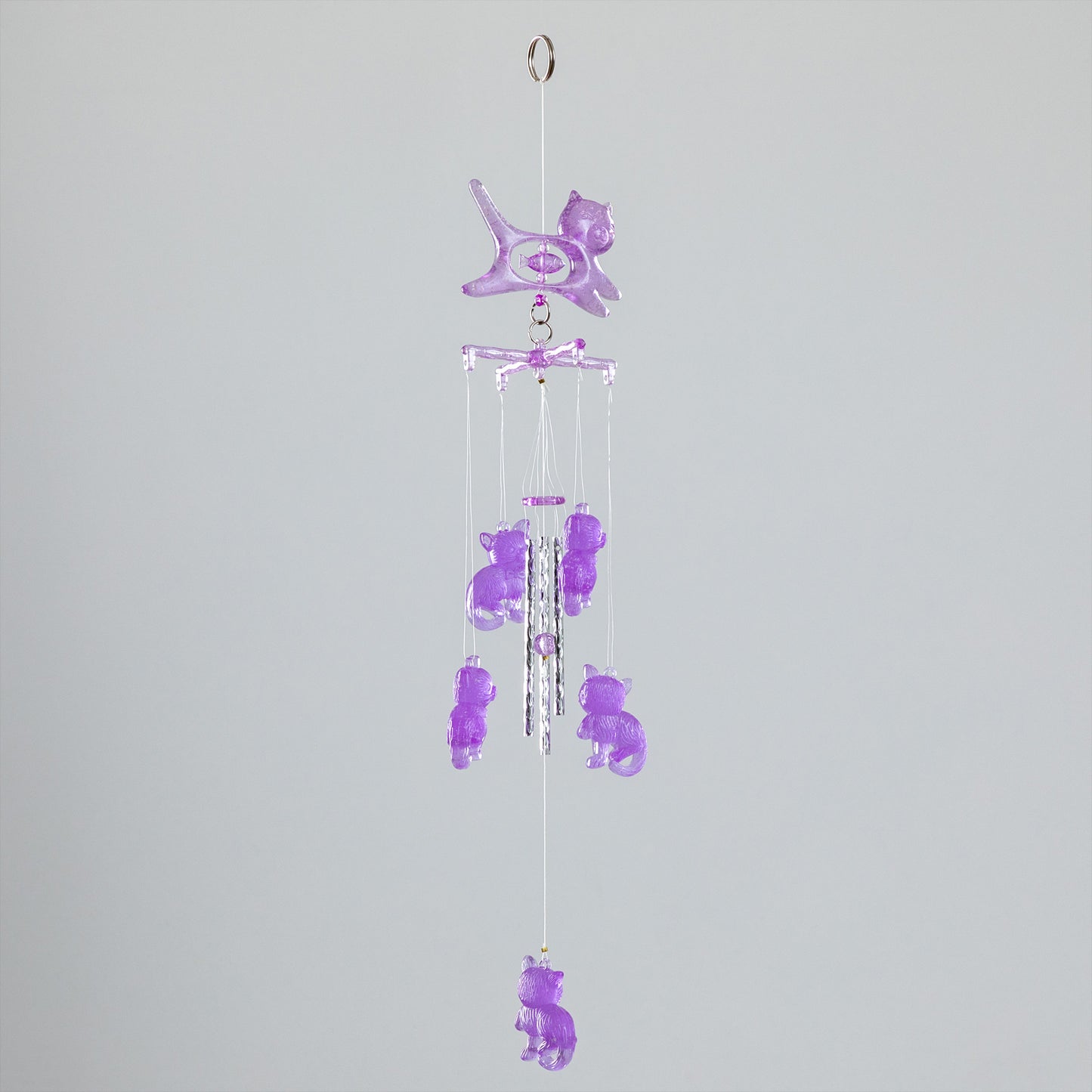 Glow in the Dark 3D Cat Wind Chime