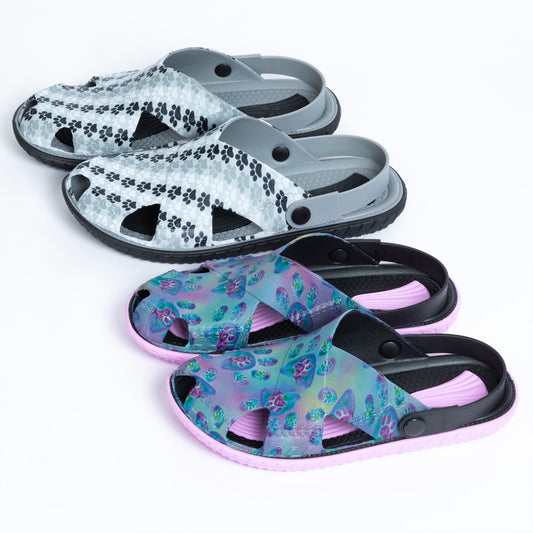 Paw Print Slingback Summer Sandals