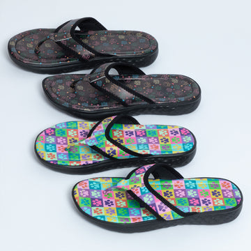 2 Designs Paw Print Favorite Flip Flops