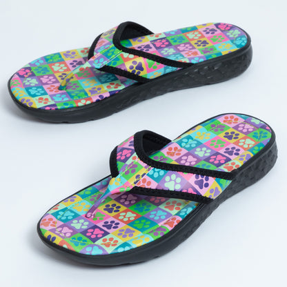 Paw Print Favorite Flip Flops