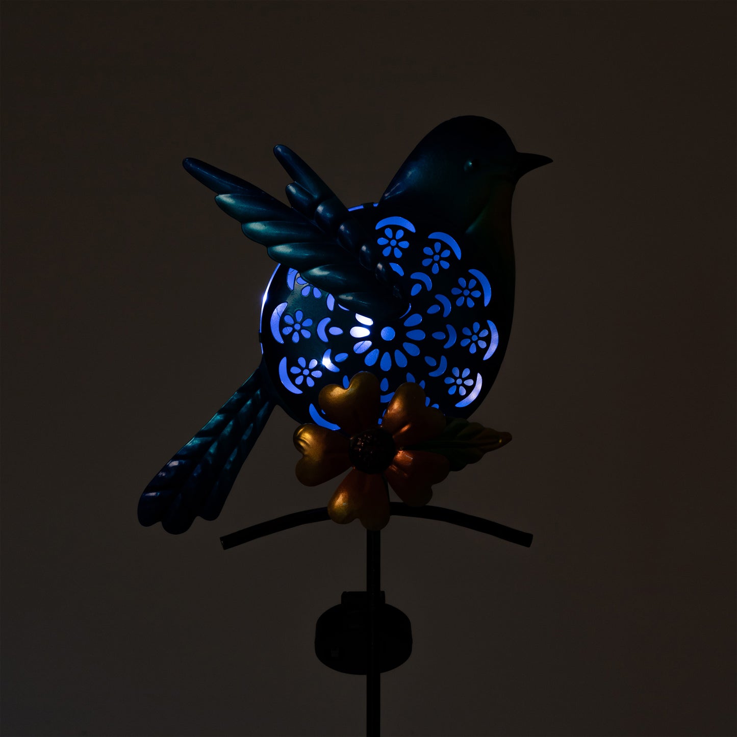 Tweeting Bird Solar Garden Stake