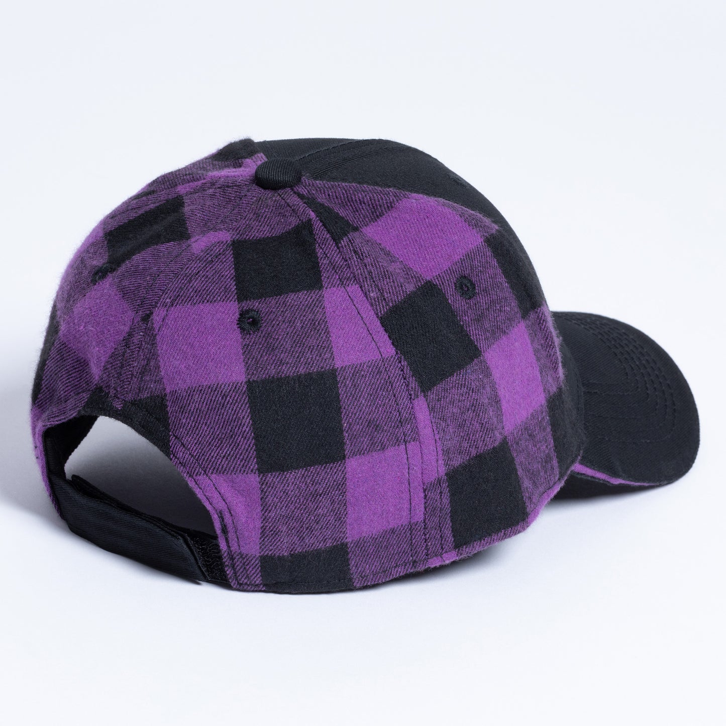 Paw Print Plaid Baseball Hat