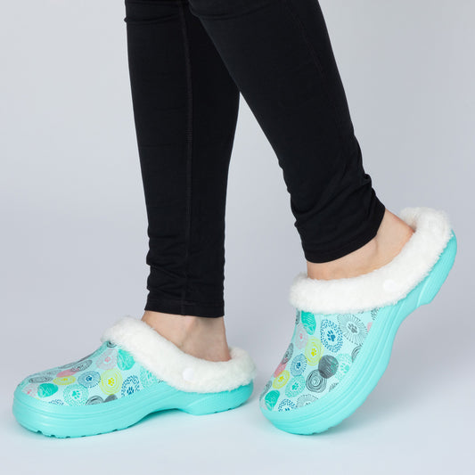 Paw Print Indoor/Outdoor Slide Slippers