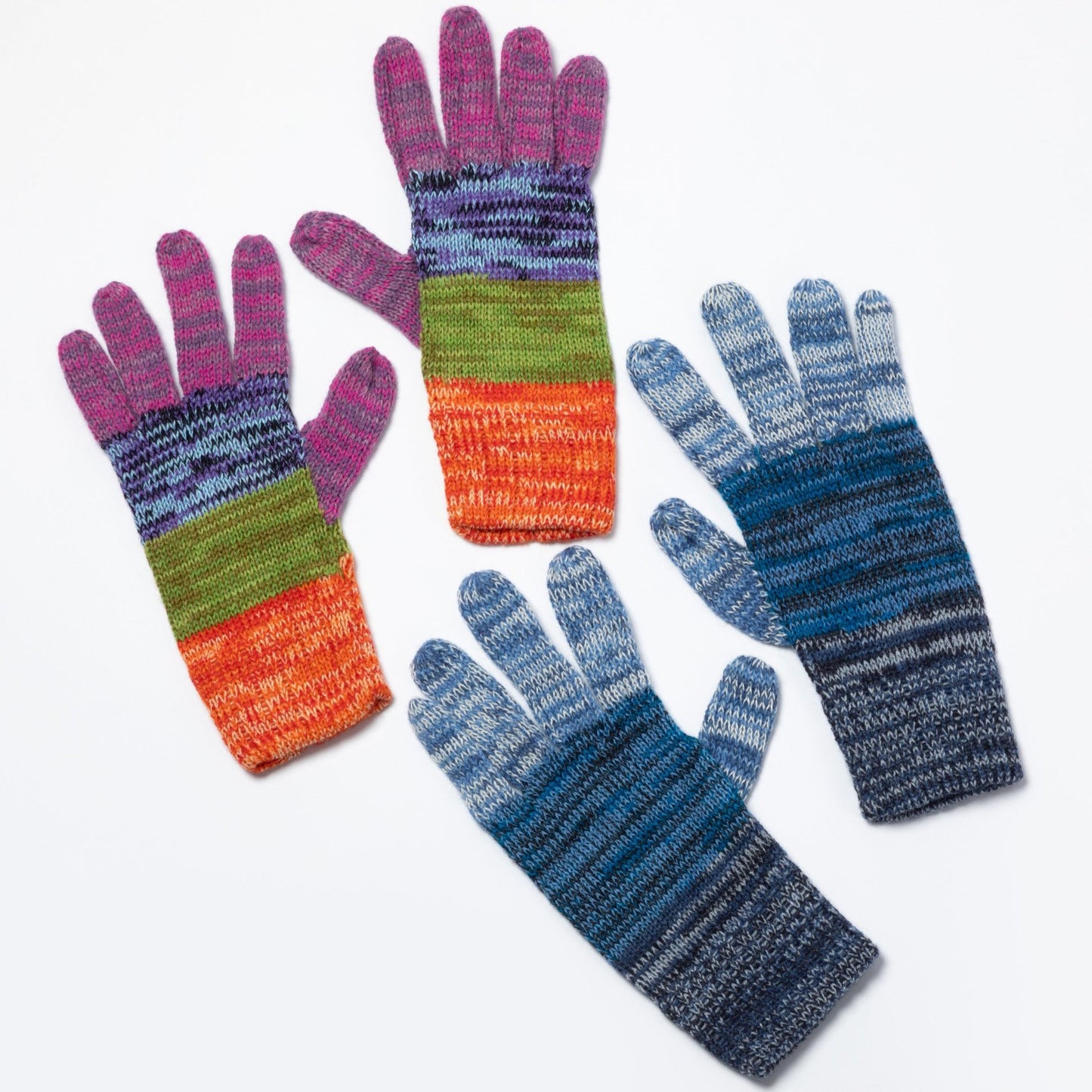 Colorful Alpaca Gloves