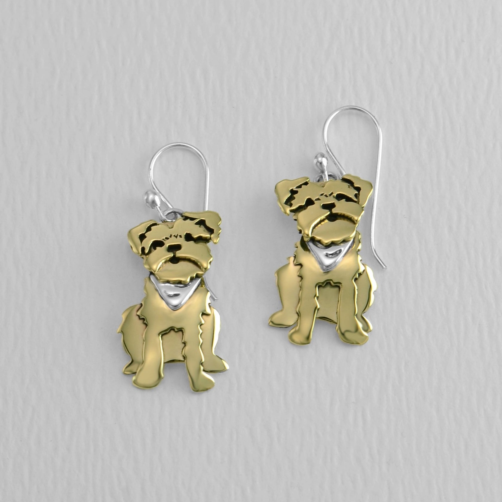 Sterling Silver Dangle Dog Earrings | GreaterGood