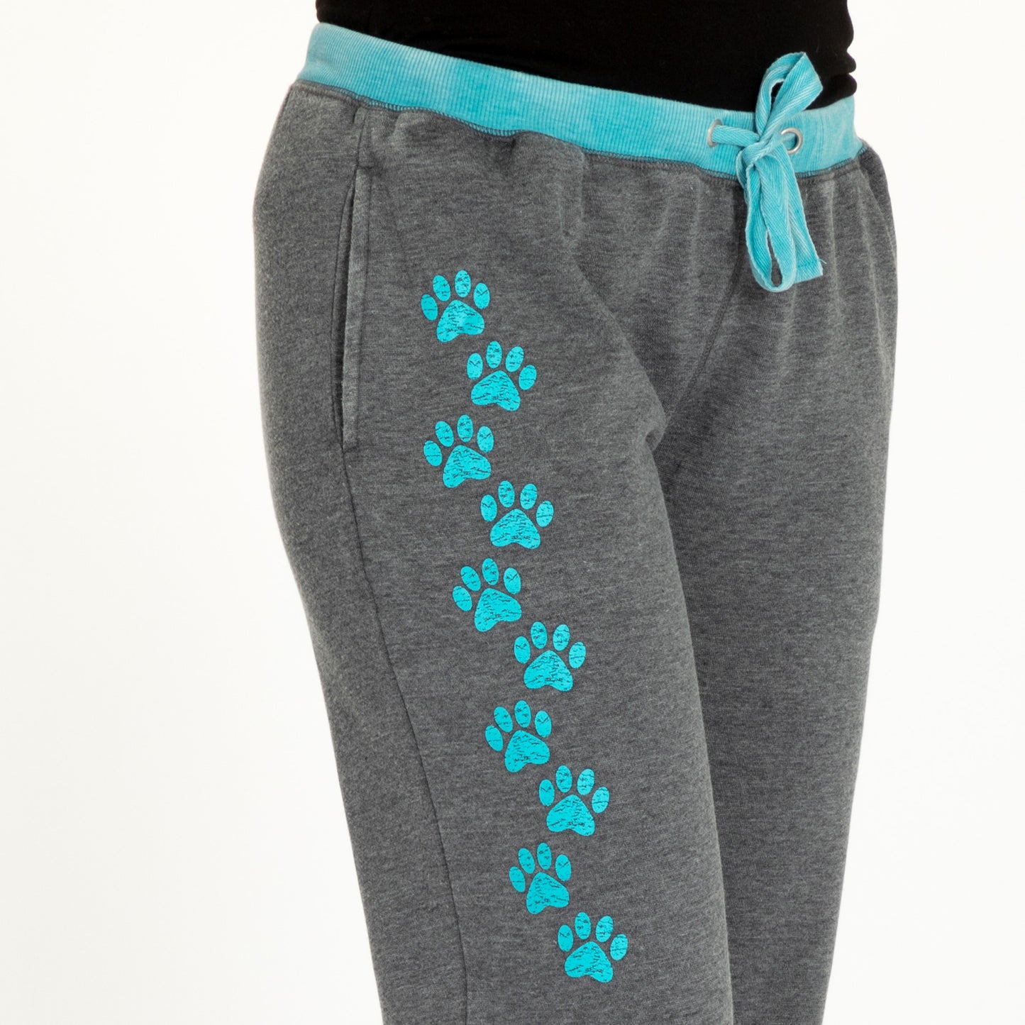 Walking Paws Burnout Sweatpants with Pockets