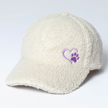 Paw & Heart Warm Baseball Hat