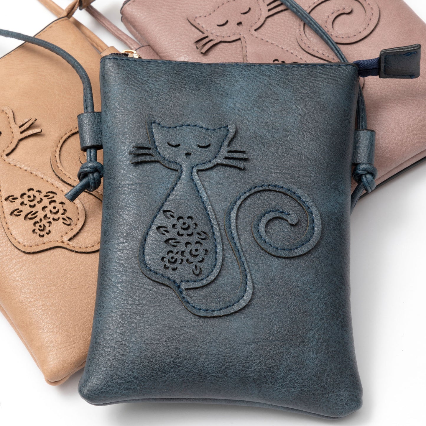 Cut Out Cat Crossbody Bag