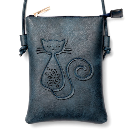 Cut Out Cat Crossbody Bag