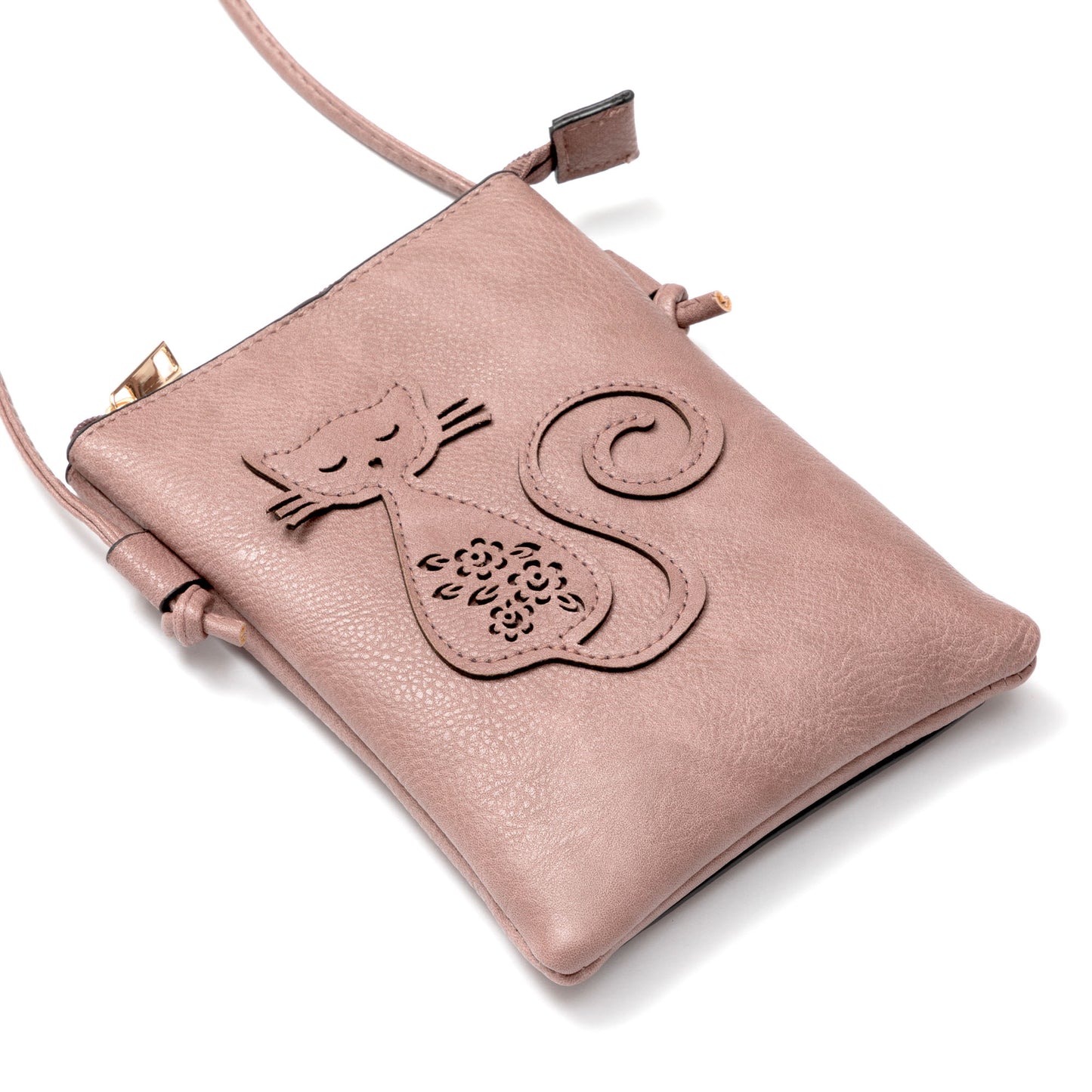 Cut Out Cat Crossbody Bag