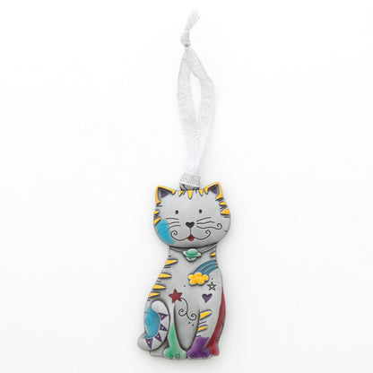 Color Pop Kitty & Dog Ornament