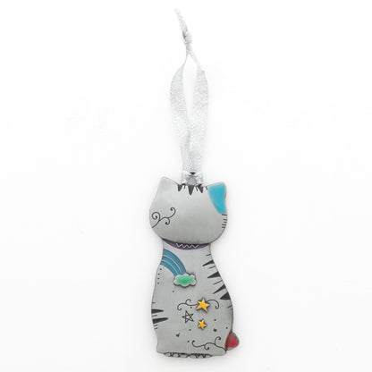 Color Pop Kitty & Dog Ornament