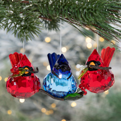 Sweet Birds & Mistletoe Sparkle Ornament