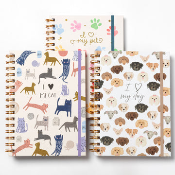 5 Designs Animal Lovers Pet Journal Notebook To Do List