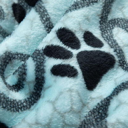 Super Cozy&trade; Fleece Paw Print Throw Blanket